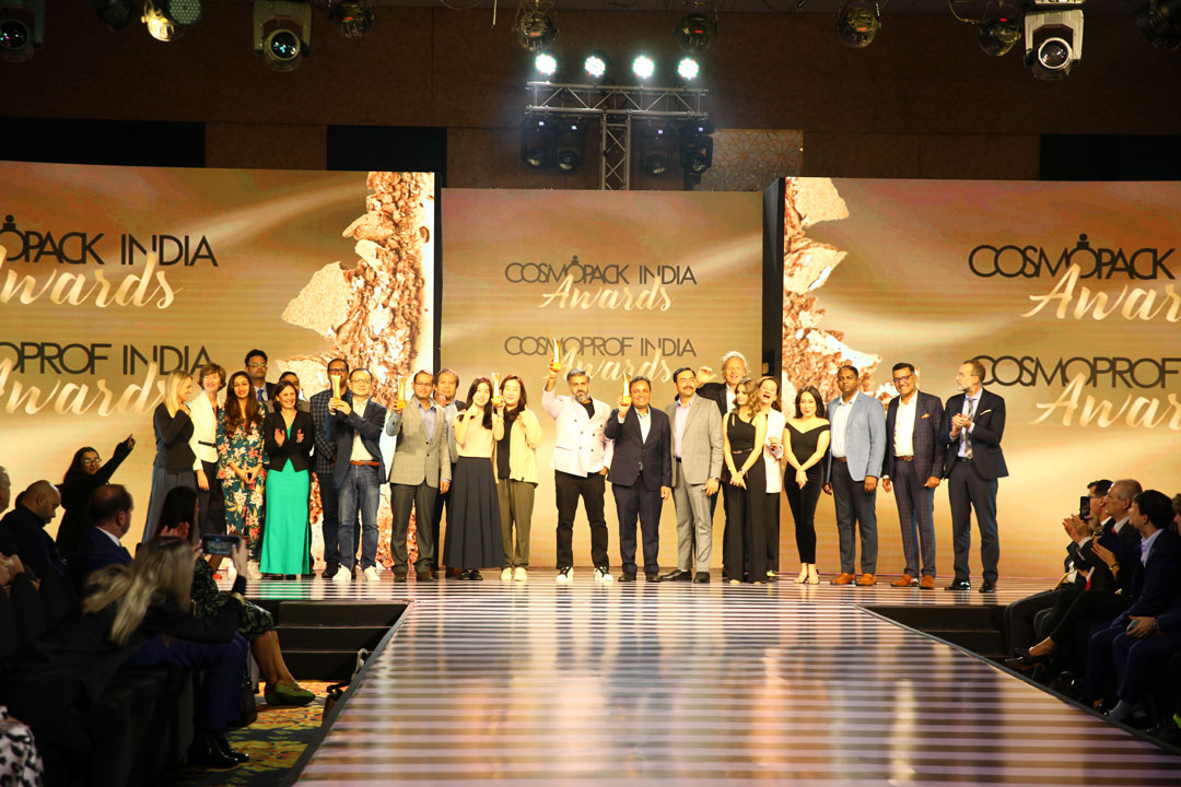 Cosmoprof India Awards ceremeny
